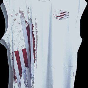 Men's Tank Top Patriotic Design XL